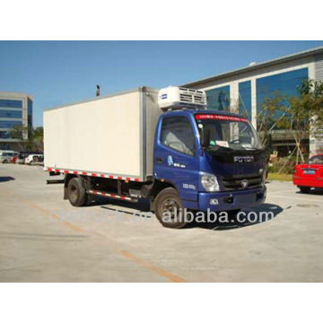 Foton refrigerated trucks for sale 5-6 tons refrigerator for truck in Rwanda